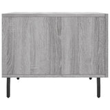 Tavolini Salotto 2pz Grigio Sonoma 50x50x40cm Legno truciolato