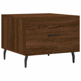 Tavolino da Salotto Rovere Marrone 50x50x40cm Legno truciolato