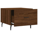 Tavolino da Salotto Rovere Marrone 50x50x40cm Legno truciolato