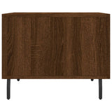 Tavolino da Salotto Rovere Marrone 50x50x40cm Legno truciolato