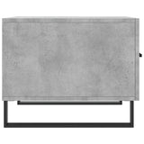 Tavolino Salotto Grigio Cemento 50x50x40 cm Legno truciolato
