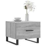 Tavolini Salotto 2pz Grigio Sonoma 50x50x40cm Legno truciolato