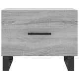 Tavolini Salotto 2pz Grigio Sonoma 50x50x40cm Legno truciolato