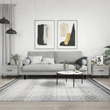 Tavolini Salotto 2pz Grigio Sonoma 50x50x40cm Legno truciolato