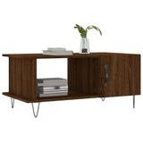 Tavolino da Salotto Rovere Marrone 90x50x40cm Legno truciolato