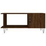 Tavolino da Salotto Rovere Marrone 90x50x40cm Legno truciolato