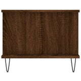 Tavolino da Salotto Rovere Marrone 90x50x40cm Legno truciolato