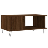 Tavolino da Salotto Rovere Marrone 90x50x40cm Legno truciolato