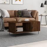 Tavolino da Salotto Rovere Marrone 90x50x40cm Legno truciolato