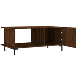 Tavolino da Salotto Rovere Marrone 90x50x40cm Legno truciolato