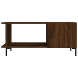 Tavolino da Salotto Rovere Marrone 90x50x40cm Legno truciolato