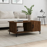 Tavolino da Salotto Rovere Marrone 90x50x40cm Legno truciolato