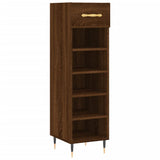 Scarpiera Rovere Marrone 30x35x105 cm in Legno truciolato