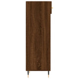 Scarpiera Rovere Marrone 30x35x105 cm in Legno truciolato