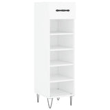 Scarpiera Bianca 30x35x105 cm in Legno truciolato