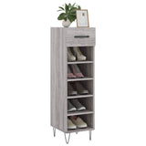 Scarpiera Grigio Sonoma 30x35x105 cm in Legno truciolato