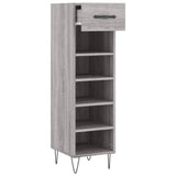 Scarpiera Grigio Sonoma 30x35x105 cm in Legno truciolato