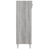 Scarpiera Grigio Sonoma 30x35x105 cm in Legno truciolato