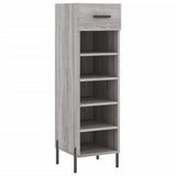 Scarpiera Grigio Sonoma 30x35x105 cm in Legno truciolato