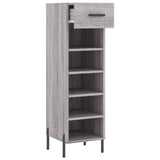 Scarpiera Grigio Sonoma 30x35x105 cm in Legno truciolato