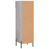 Scarpiera Grigio Sonoma 30x35x105 cm in Legno truciolato