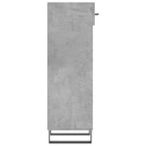 Scarpiera Grigio Cemento 30x35x105 cm in Legno truciolato
