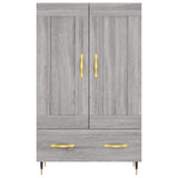 Credenza Grigio Sonoma 69,5x31x115 cm in Legno truciolato
