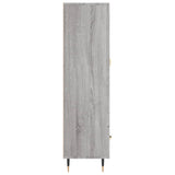Credenza Grigio Sonoma 69,5x31x115 cm in Legno truciolato
