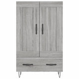 Credenza Grigio Sonoma 69,5x31x115 cm in Legno truciolato