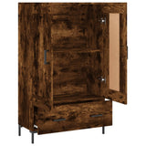 Credenza Rovere Fumo 69,5x31x115 cm in Legno truciolato