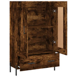 Credenza Rovere Fumo 69,5x31x115 cm in Legno truciolato