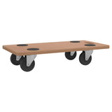 Pedane 2 pz Rettangolari in Legno truciolato