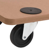 Pedane 2 pz Rettangolari in Legno truciolato