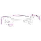 Pedane 2 pz Rettangolari in Legno truciolato