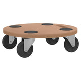 Pedane 2 pz Rotonde in Legno truciolato