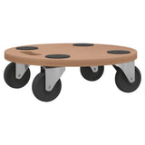 Pedane 2 pz Rotonde in Legno truciolato