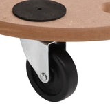 Pedane 2 pz Rotonde in Legno truciolato