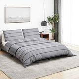 Set Copripiumino Grigio 155x220 cm in Cotone