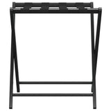 Portabagagli Nero 68,5x38x58 cm in Bambù