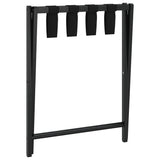 Portabagagli Nero 68,5x38x58 cm in Bambù