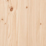 Cesto per Bucato 44x44x76 cm Legno Massello Pino