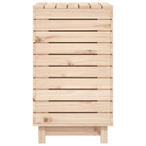 Cesto per Bucato 88,5x44x76 cm Legno Massello Pino