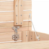 Cesto per Bucato 88,5x44x76 cm Legno Massello Pino