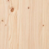 Cesto per Bucato 88,5x44x76 cm Legno Massello Pino
