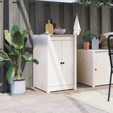 Ante da Cucina da Esterno MEPPEL Bianche 50x9x82 cm Legno Massello di Pino