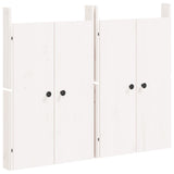 Ante da Cucina da Esterno MEPPEL 2pz Bianche 50x9x82cm Legno Massello di Pino