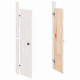 Ante da Cucina da Esterno MEPPEL 2pz Bianche 50x9x82cm Legno Massello di Pino