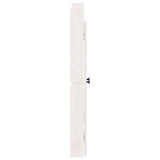 Ante da Cucina da Esterno 2pz Bianche 50x9x82cm Legno Massello di Pino