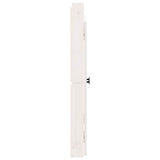 Ante da Cucina da Esterno MEPPEL 2pz Bianche 50x9x82cm Legno Massello di Pino