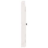 Ante da Cucina da Esterno 2pz Bianche 50x9x82cm Legno Massello di Pino